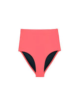 Bikini calzón tiro alto color naranja