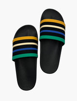 Sandalias mujer goma naranja