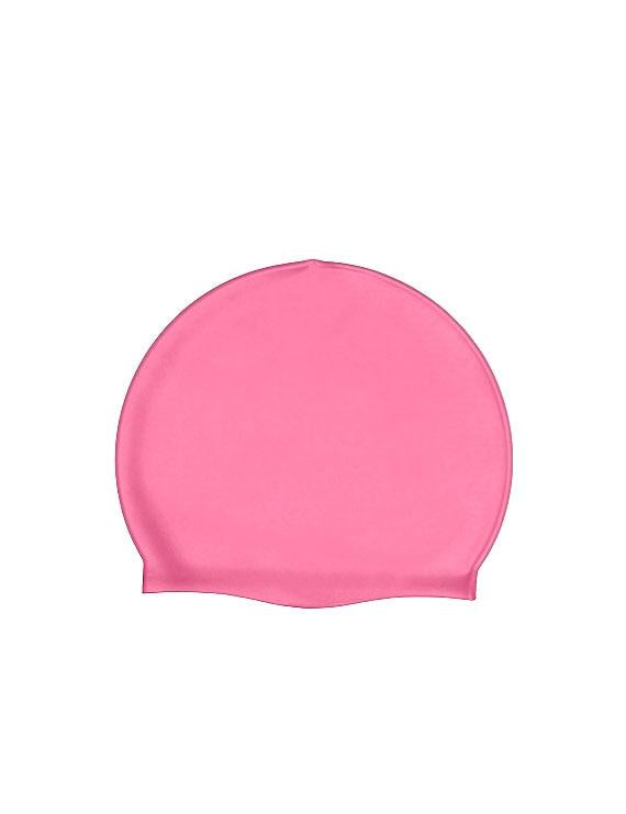 Gorro de natación silicona rosado