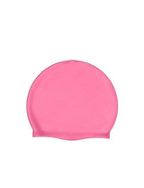 Gorro de natación silicona rosado