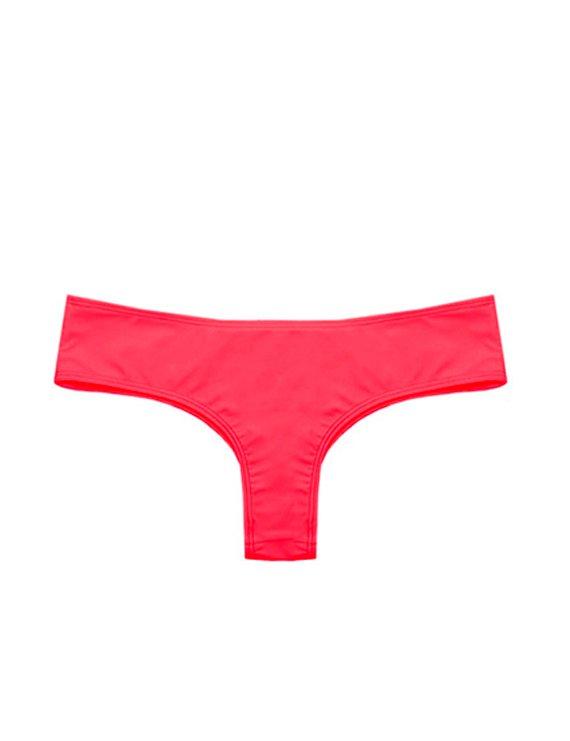 Bikini calzón culote tanga color sandia