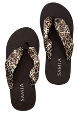 Sandalias mujer estampado leopardo