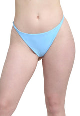 Bikini colaless cadera ajustable celeste