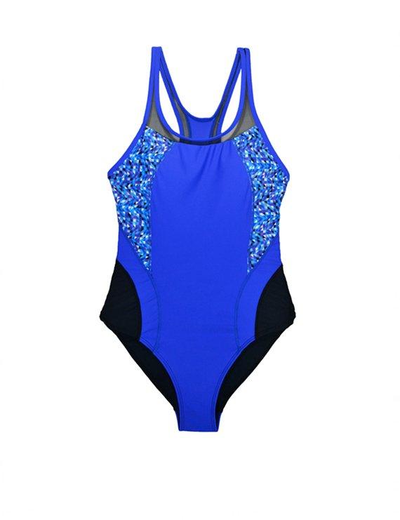 Deportivo con transparencia color azul