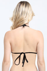 Bikini triangulo amarras negro