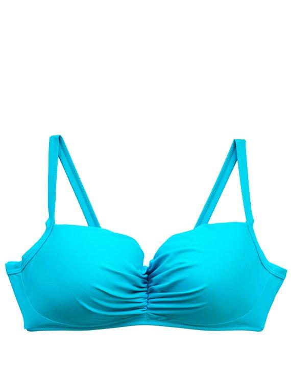 Bikini busto grande turquesa
