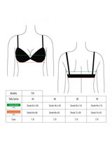 Bikini estilo sostén torcido copa C estampado azul