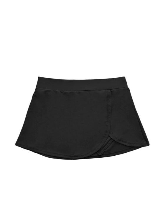 Black bikini short skirt