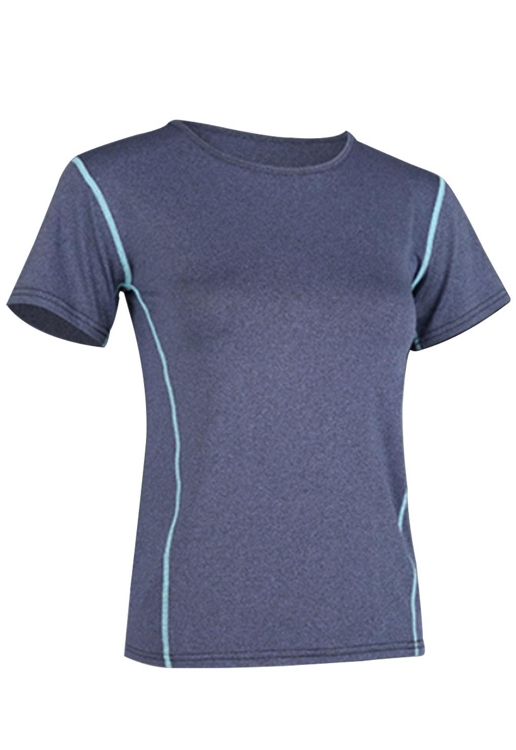 Polera deportiva básica azul