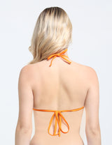 Bikini triangulo amarras naranja