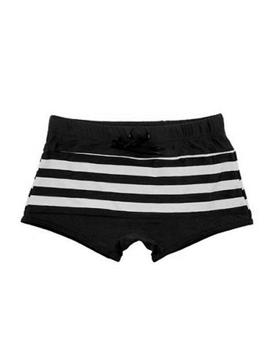 Men's black printed boxer shorts
