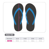 Sandalias mujer goma negras