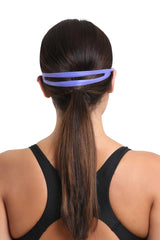 Lente para natación con correa de silicona morado