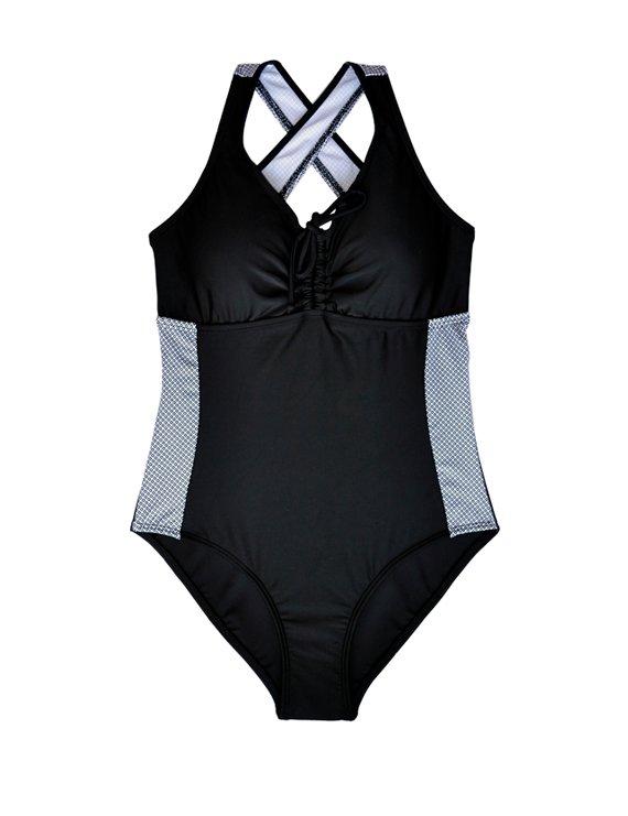 Deportivo para busto grande estampado blanco