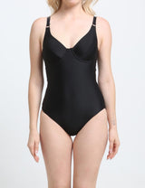 Traje de baño enterito básico negro