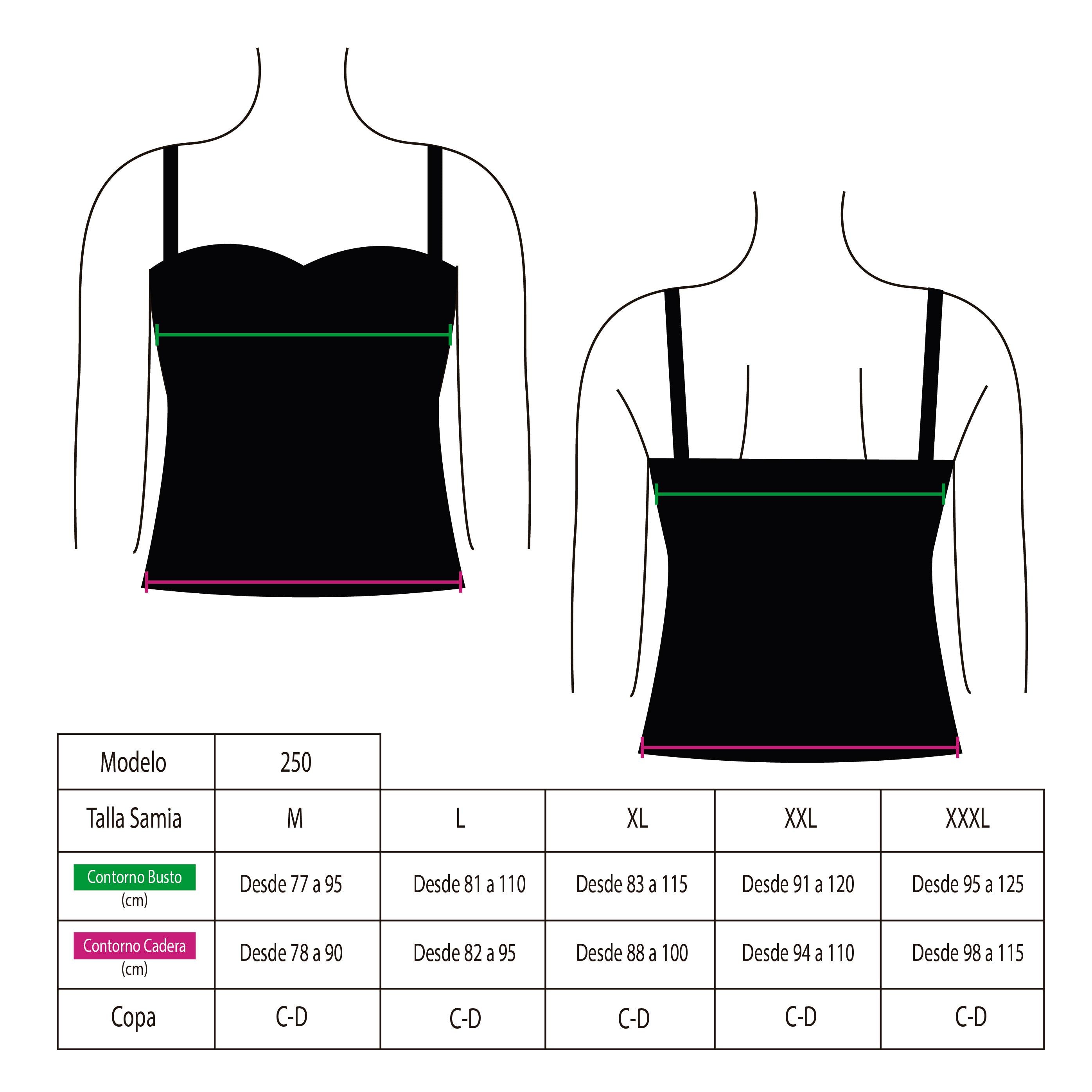 Tankini reductor estampado verde