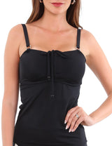 Polera tankini reductor negro