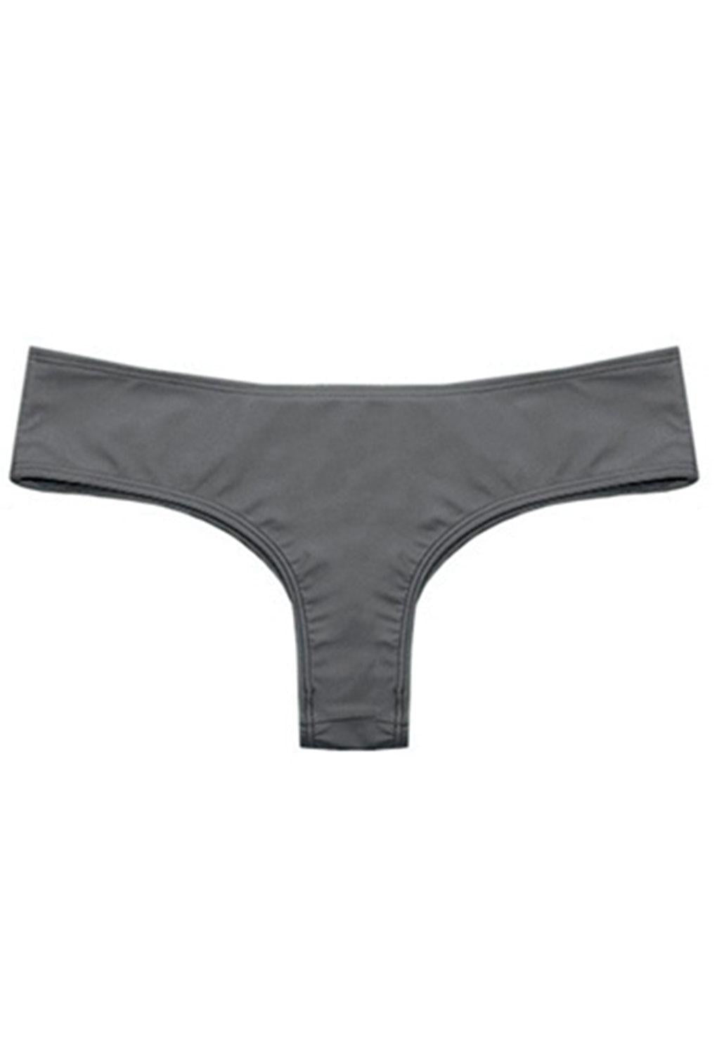 Bikini calzón culote tanga gris