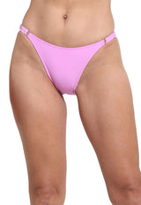Tanga costados ajustables lila