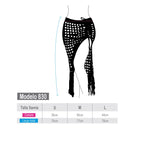 Salida de playa falda larga negra