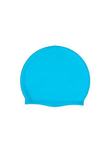 Gorro de natación de silicona turquesa