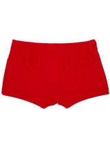 Traje de baño short bóxer para hombres rojo