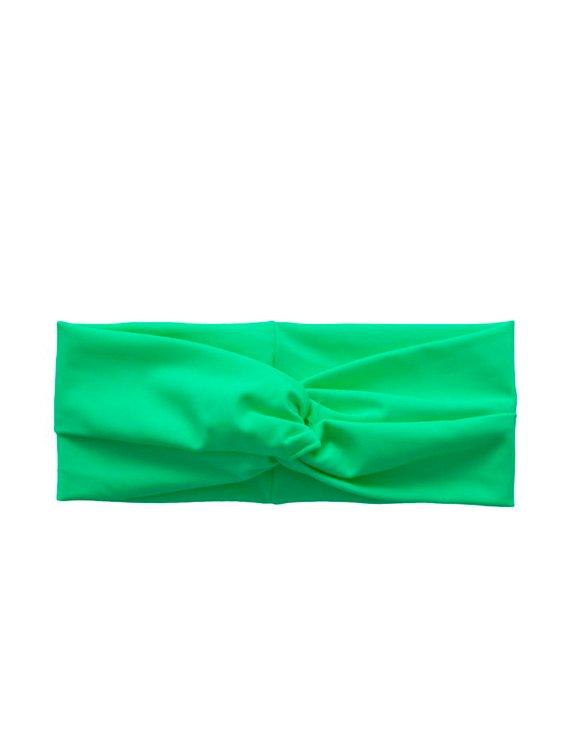Cintillo de lycra verde