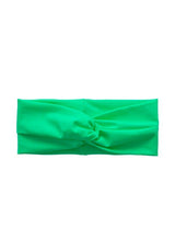 Cintillo de lycra verde