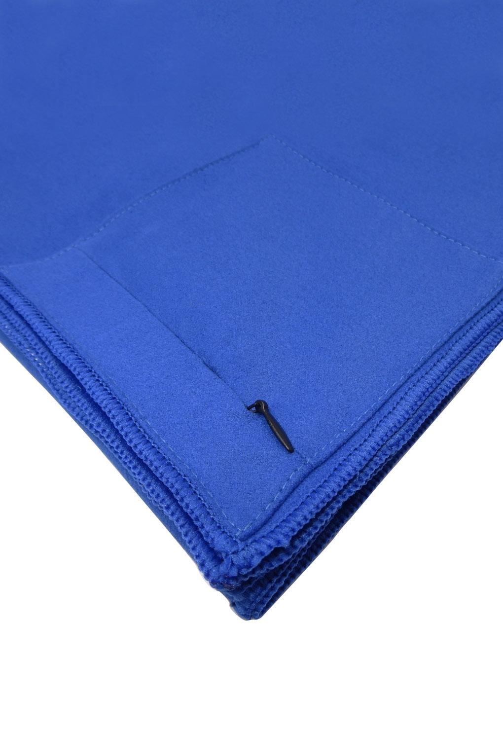 Toalla de microfibra secado rápido mediana azul