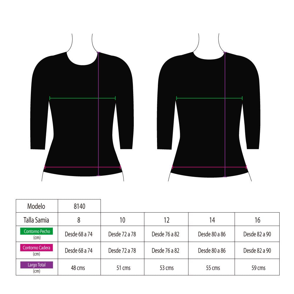 Polera niño protección UV fucsia