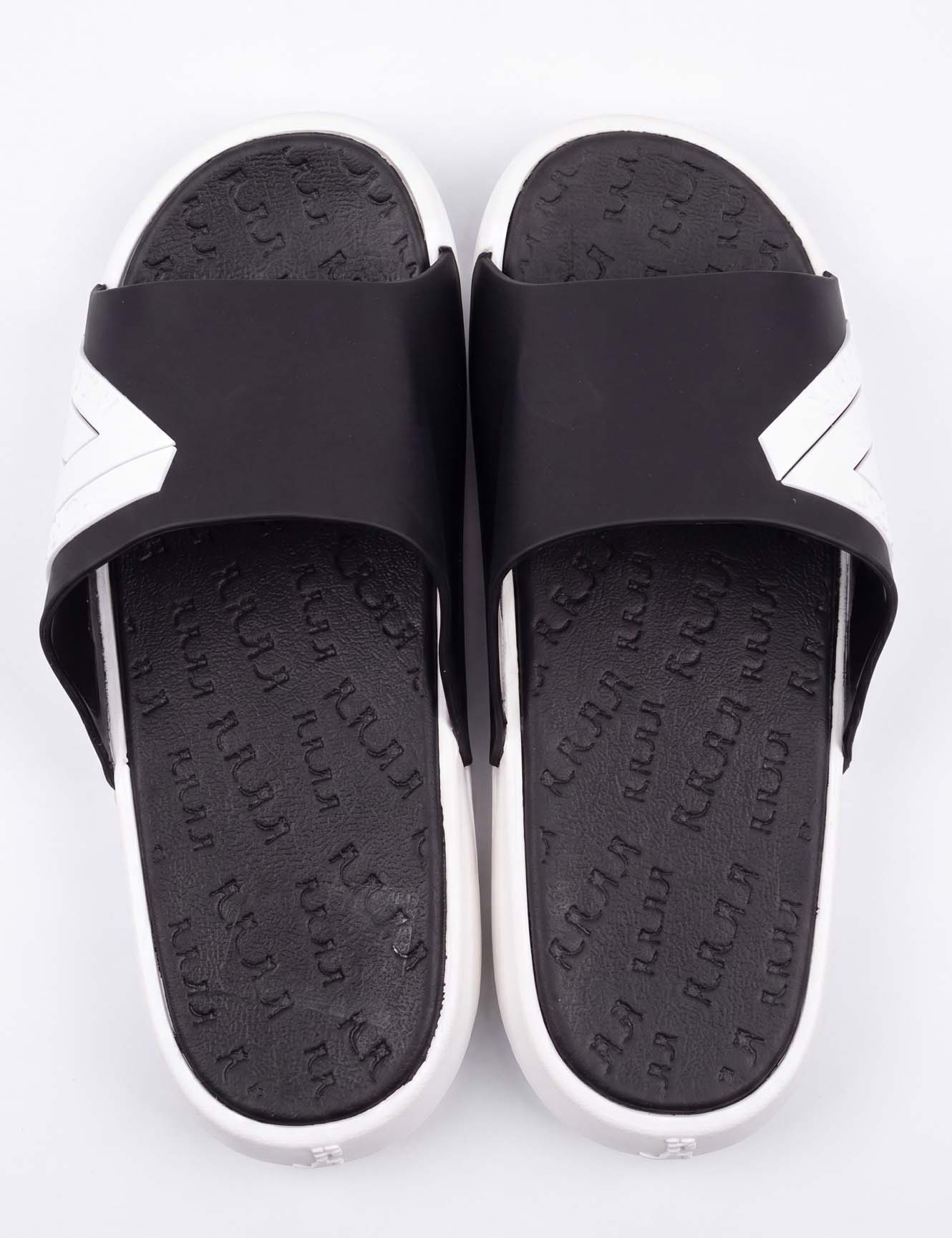 Sandalias Unisex de goma negro