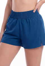 Short de playa secado rápido  azul