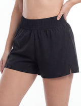 Short de playa secado rápido negro