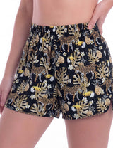 Short de playa secado rapido  mujer Leopardos