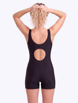 Traje de baño Deportivo media pierna verde