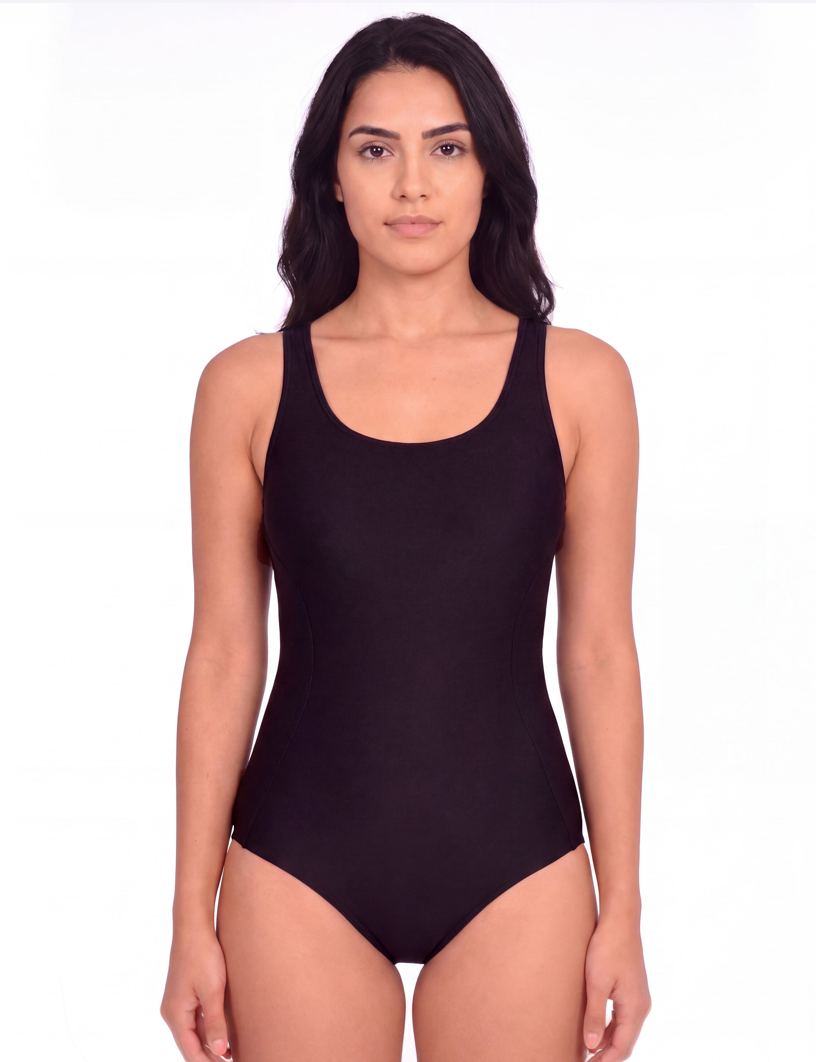 Traje de Baño Clasico Para Natacion Negro