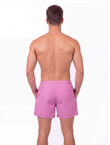 Short de traje de baño corto hombre morado