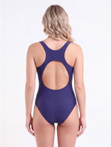 Traje de baño deportivo clásico color azul marino