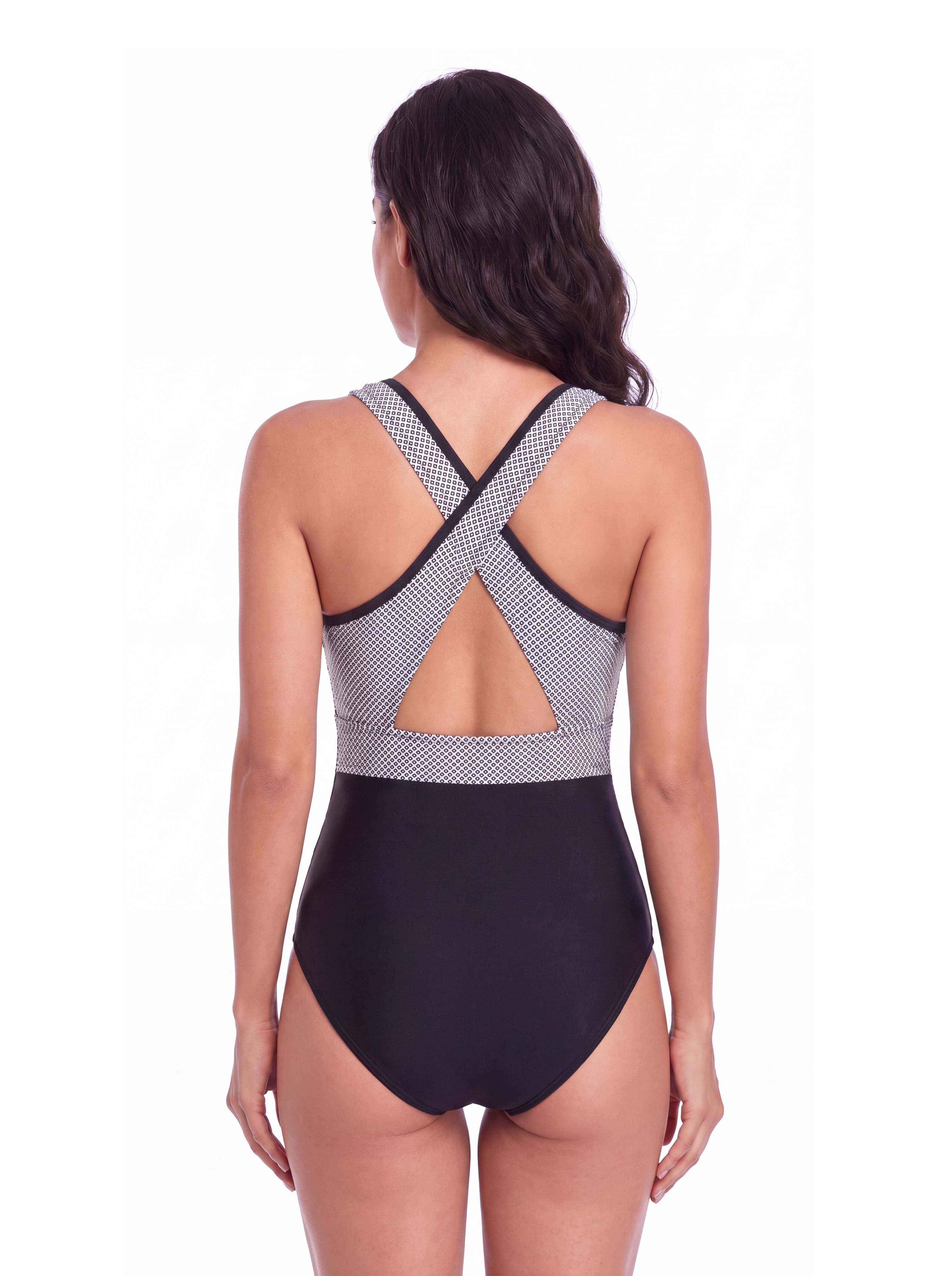 Deportivo para busto grande estampado blanco