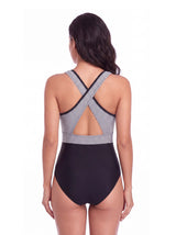Deportivo para busto grande estampado blanco
