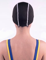 Gorro deportivo de lycra para natación negro