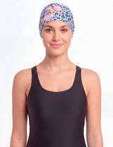 Gorros de natación de lycra estampados por mayor sobre 12 unidades