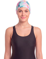 Gorros de natación de lycra estampados por mayor sobre 12 unidades