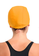 Gorro de natación de lycra amarillo