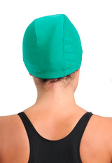 Gorro de natación de lycra verde