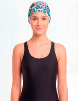 Gorros de natación de lycra estampados
