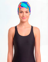 Gorros de natación de lycra estampados