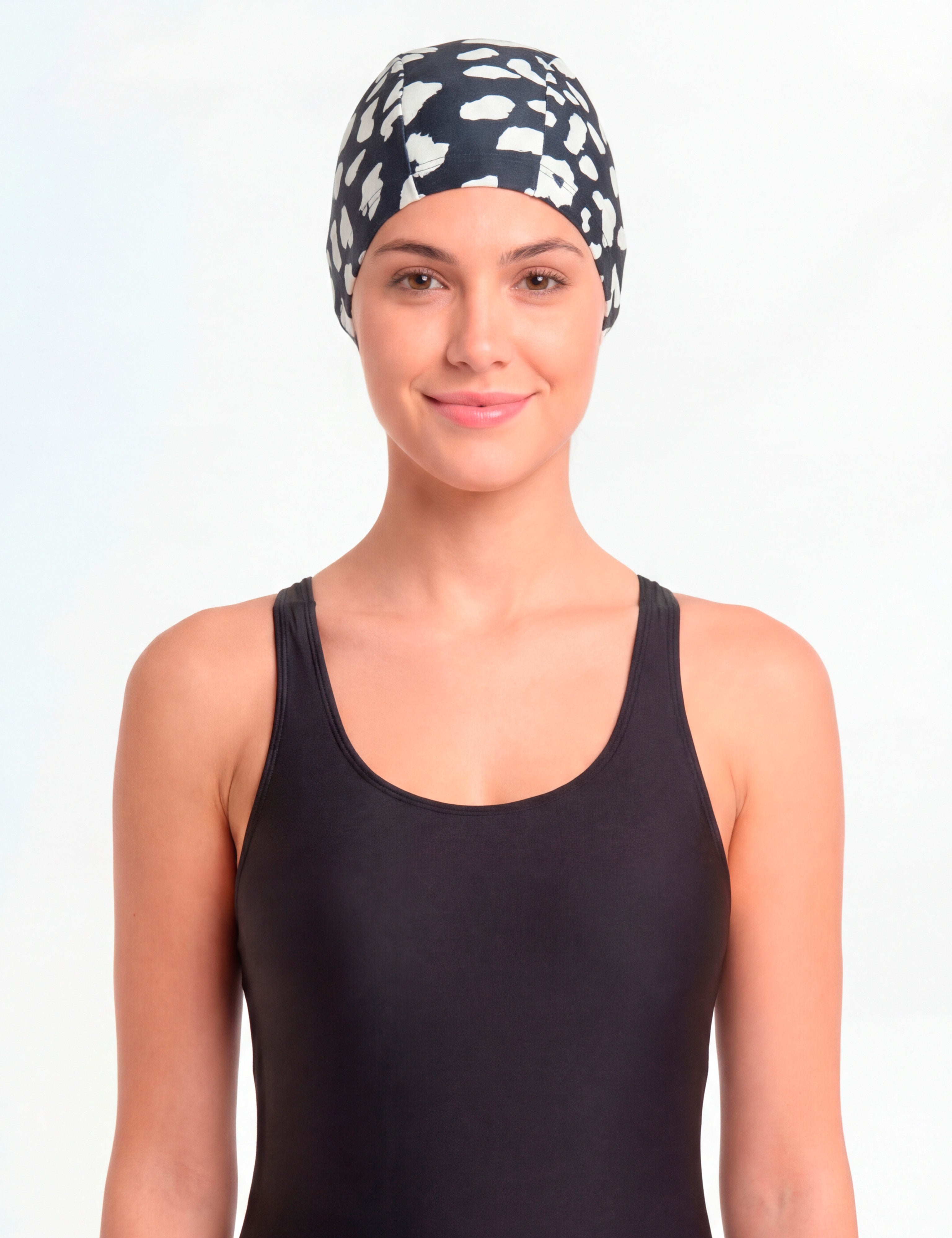 Gorros de natación de lycra estampados