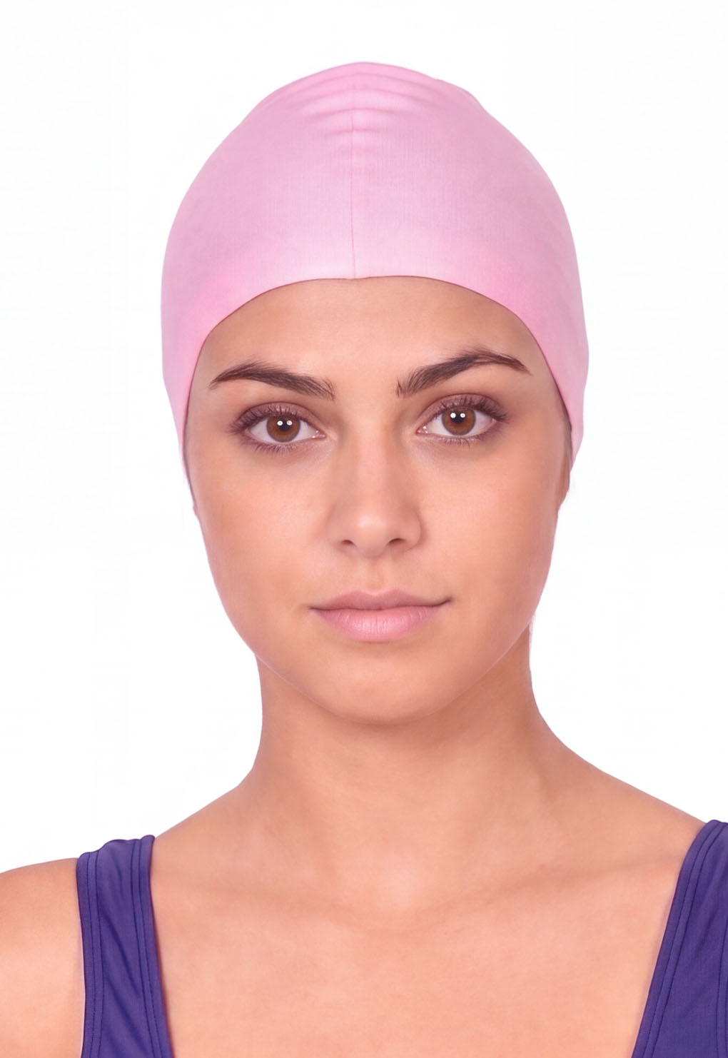 Gorro de natación silicona rosado