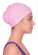 Gorro de natación silicona rosado